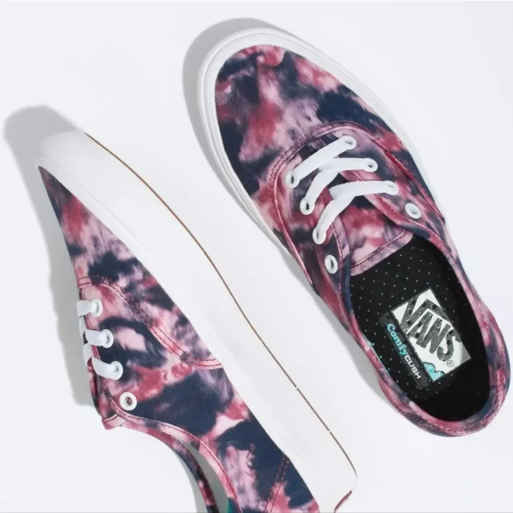 Vans‎ Grunge Wash Comfy Cush Authentic Lace-Up Sneaker